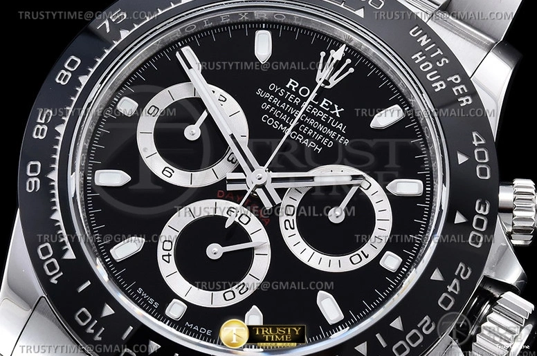 0312 Upgraded ROLDYT0348B – Daytona 116500 CER SS Black 904L BTF Asia 947